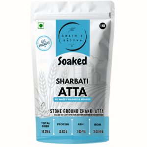 <div>Soaked MP Sharbati Wheat Atta</div> THE EVERYDAY FLOUR, ELEVATED