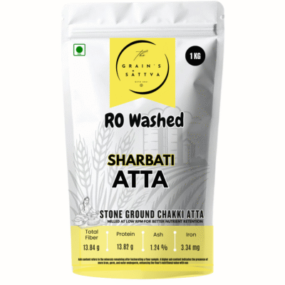 <div>Washed MP Sharbati Wheat Atta</div> THE VALUE THIS FLOUR DELIVERS