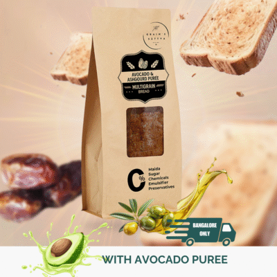 <div>Multi Grain Bread</div> AVOCADO & ASHGOURD PUREE