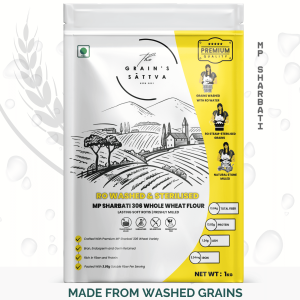 <div>Washed MP Sharbati Wheat Atta</div> THE VALUE THIS FLOUR DELIVERS