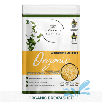 <div>Unpolished Organic Moong/Mogar Dal</div> PREWASHED & STERILISED