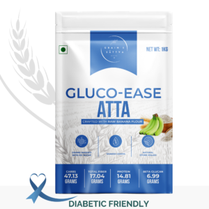 <div>GLUCO-EASE ATTA</div> NOT JUST LESS — BUT MORE FOR YOU